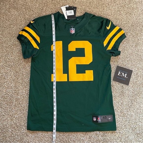 Aaron Rodgers Nike Elite NFL Jersey Men’s Size 40 Green Bay Packers - Picture 4 of 7